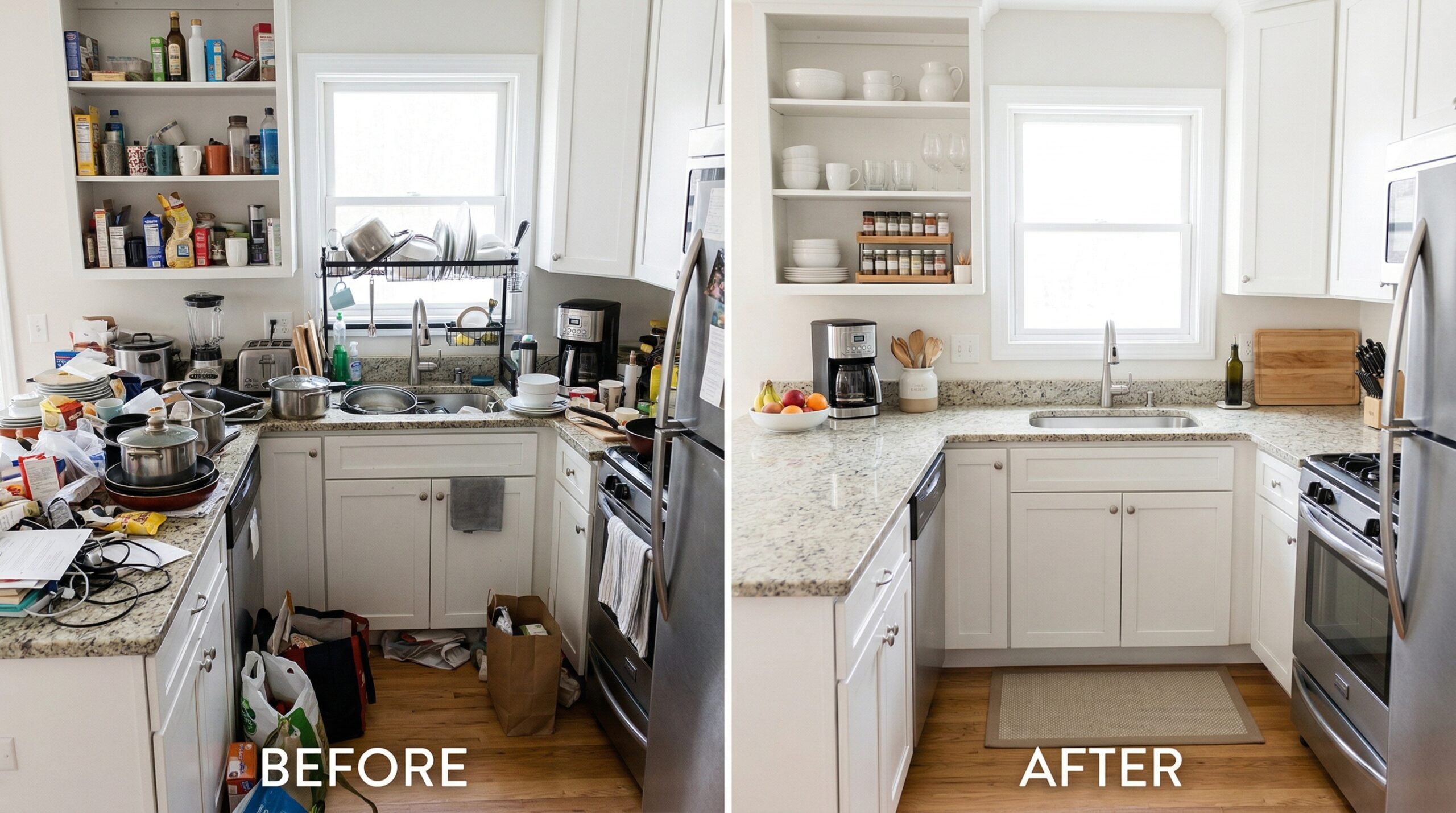 Kitchen Before and After